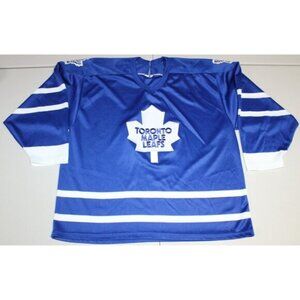 NHL Hockey Vintage 90s Toronto Maple Leafs Sewn Jersey Adult XL  XLarge CCM Blue